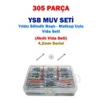 305 Parça YSB MUV Seti - Matkap Uçlu Akıllı Vida - 4,2mm Serisi