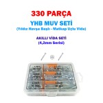 330 Parça YHB MUV Seti - Matkap Uçlu Akıllı Vida - 4,2mm Serisi
