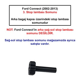 Ford Connect 3. Stop Lambası Somunu (2002-2013) - LÜTFEN AÇIKLAMAYI OKUYUNUZ.