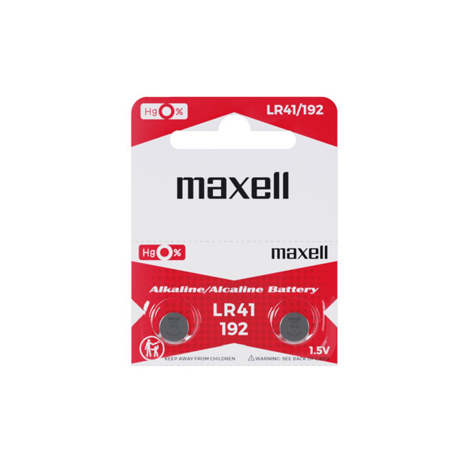 Maxell 192 LR41 1.5V Alkalin Pil 2'li