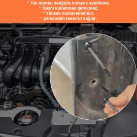 Tamir Klipsi - Tamir İçin Plastik Kablo Bağı 5mm x 90mm (10 Adet)