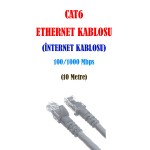 CAT6 Ethernet Kablosu - İnternet Kablosu - 100-1000Mbps 10 Metre