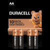 Duracell AA 1,5V Alkaline Pil (Kalem Pil) - 4 Adet