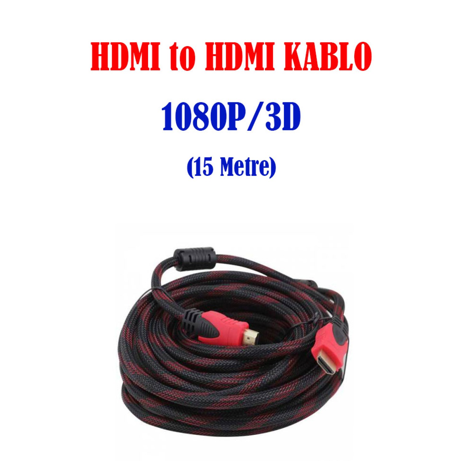 HDMI Kablo 15 Metre 1080p HDMI to HDMI