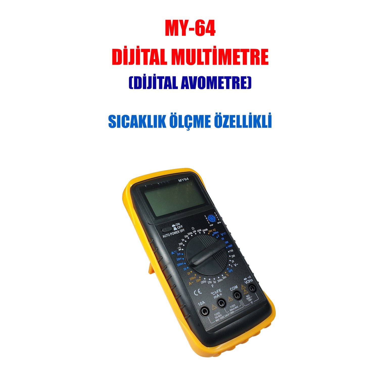 MY-64 Dijital Avometre Dijital Multimetre