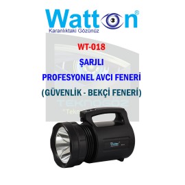 Watton WT-018 Şarjlı Profesyonel Avcı Feneri (WT 018)