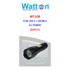 Watton WT-039 COB ve Power Led li Şarjlı El Feneri