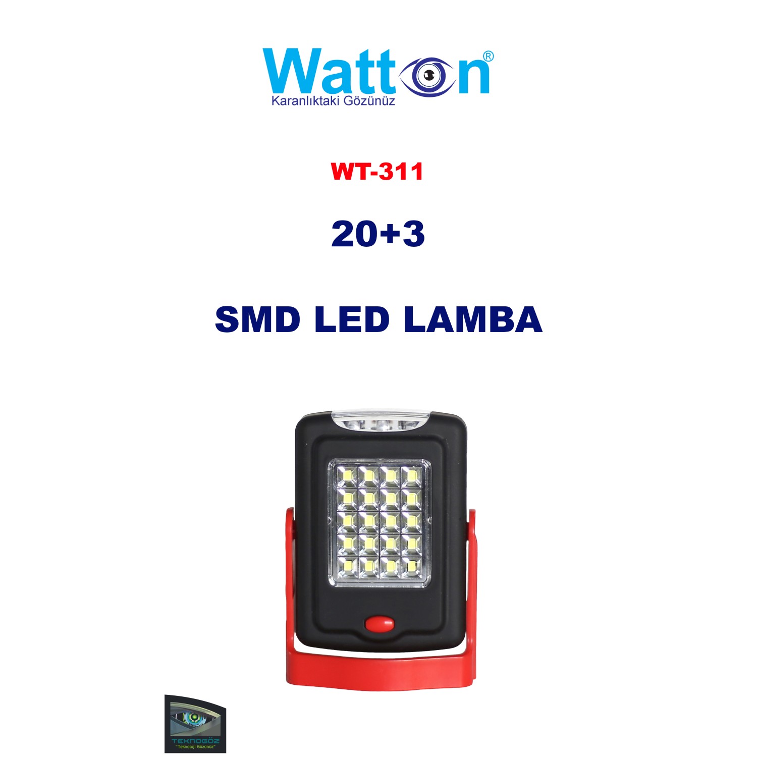 Watton WT-311 20+3 Parlak SMD Led Lamba